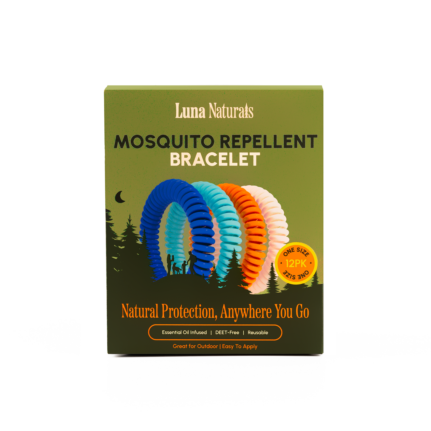 Mosquito Repellent Bracelets - 12 Pack