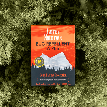 Mosquito Repellent Wipes - 15 Individually Wrapped Wipes.