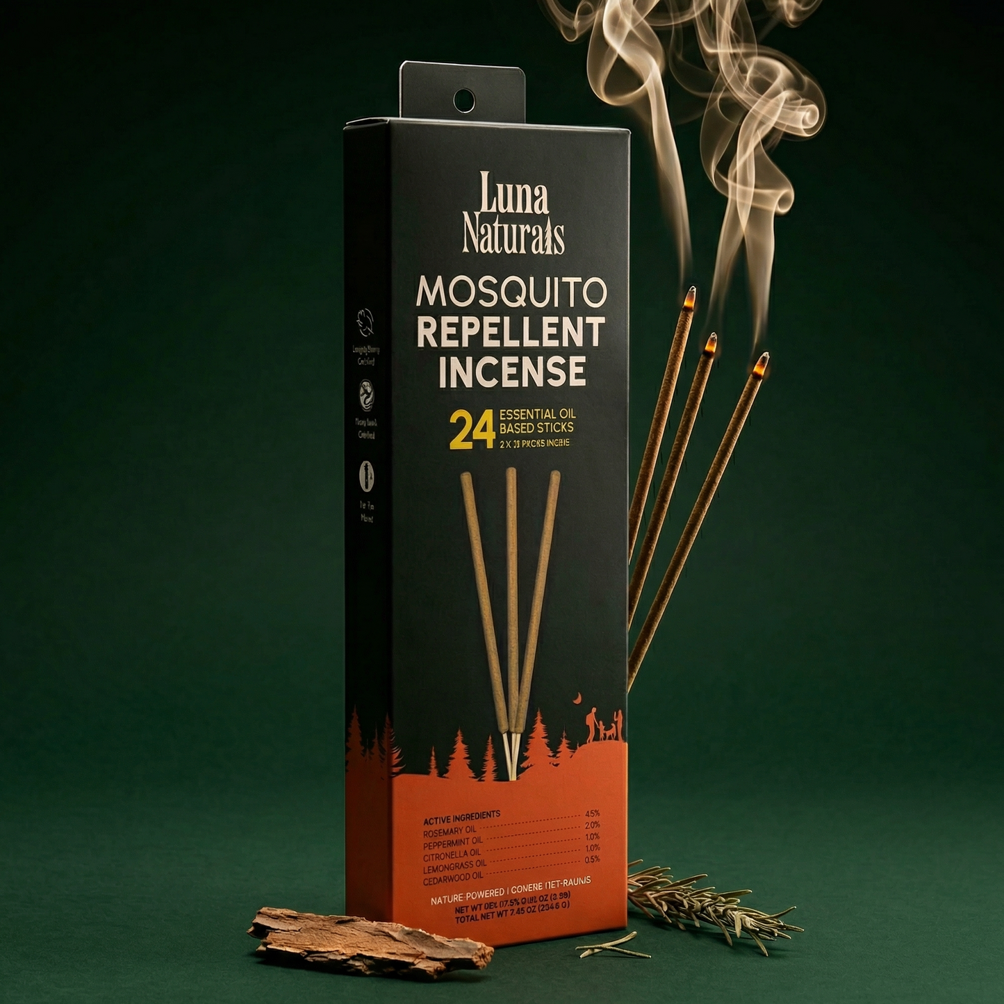 Mosquito Repellent Incense - 24 Sticks