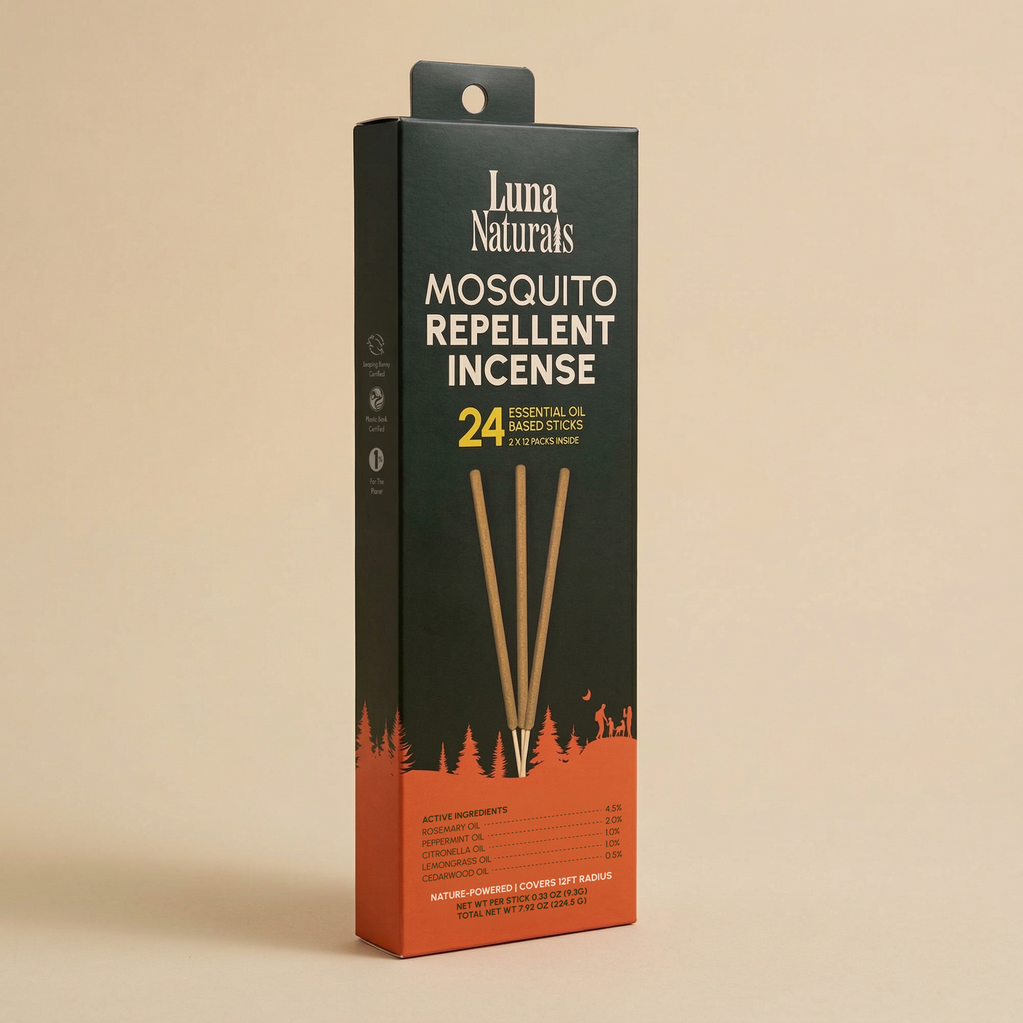 Mosquito Repellent Incense - 24 Sticks