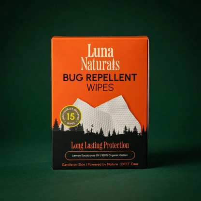 Mosquito Repellent Wipes - 15 Individually Wrapped Wipes.