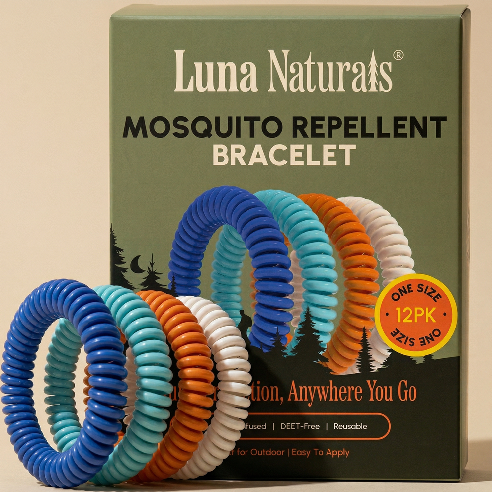 Luna Naturals Luna Naturals Mosquito Repellent Bracelets (12 Pack)