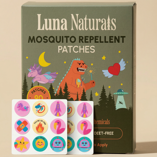 Mosquito Repellent Patches for Kids - 90 Patches.