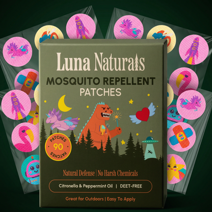 Mosquito Repellent Patches for Kids - 90 Patches.
